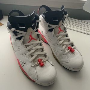 Air Jordan 6 VI White Infrared 2014 Retro size 10